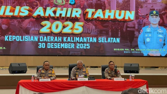 Rilis akhir tahun Polda Kalsel