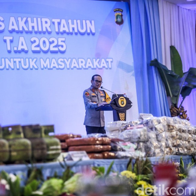 Rilis Akhir Tahun Polda Metro Jaya, Narkoba Rp1,7 Triliun Disita Sepanjang 2025