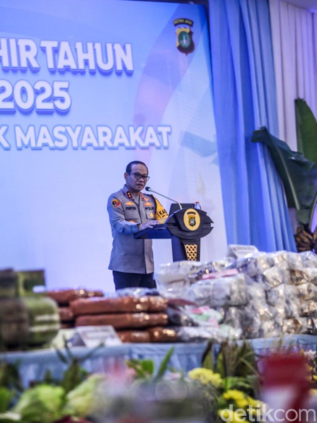 Rilis Akhir Tahun Polda Metro Jaya, Narkoba Rp1,7 Triliun Disita Sepanjang 2025