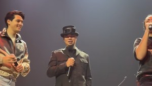 Maxime Bouttier sempat nyanyi bareng Ahmad Dhani dan Ello. Foto: dok instagram Yuke dan Maxime Bouttier