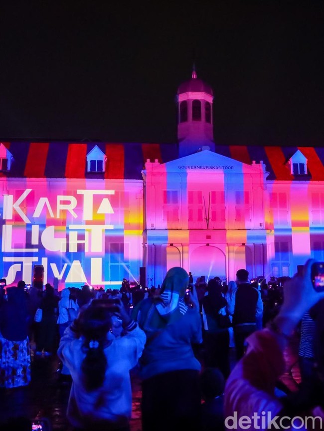 Jakarta Light Festival Hadirkan Cahaya Akhir Tahun di Kota Tua
