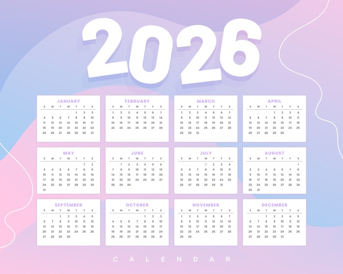Kalender 2026 dari Januari sampai Desember Lengkap dengan PDF