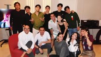 Inilah teman dan sahabat yang datang ke rumah Luna Maya dan Maxime Bouttier. Foto: TikTok @lunamaya