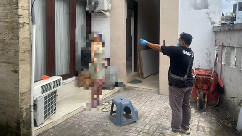 Perempuan Rusia inisial VG ditemukan tewas gantung diri di tempat tinggalnya, Jalan Muding Indah, Kelurahan Kerobokan Kaja, Kecamatan Kuta Utara, Badung, Kamis (1/1/2026). (Dok. Polres Badung)