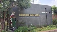 Wisata Rohani di Taman Doa Santa Marta Depok