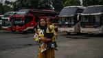 Arus Balik Belum Terlihat, Terminal Bus Tanjung Priok Masih Sepi