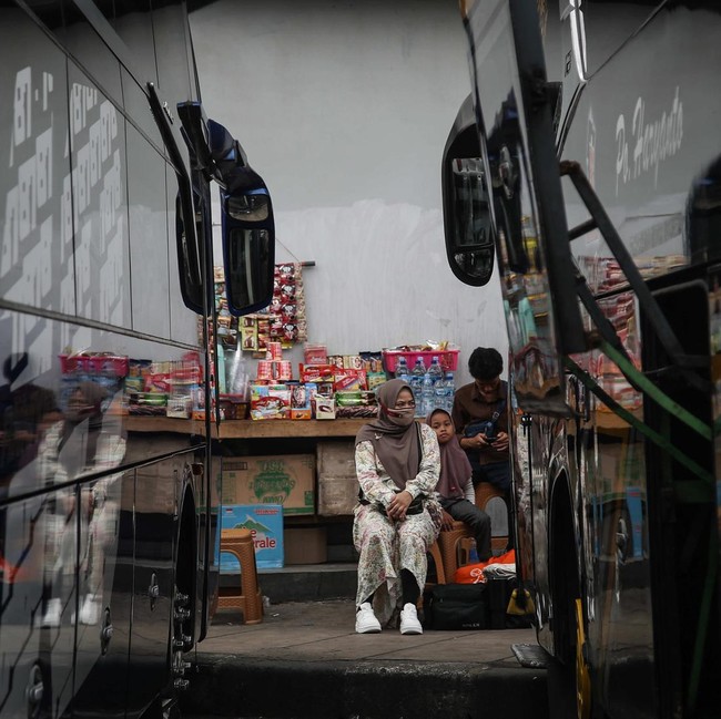 Arus Balik Belum Terlihat, Terminal Bus Tanjung Priok Masih Sepi