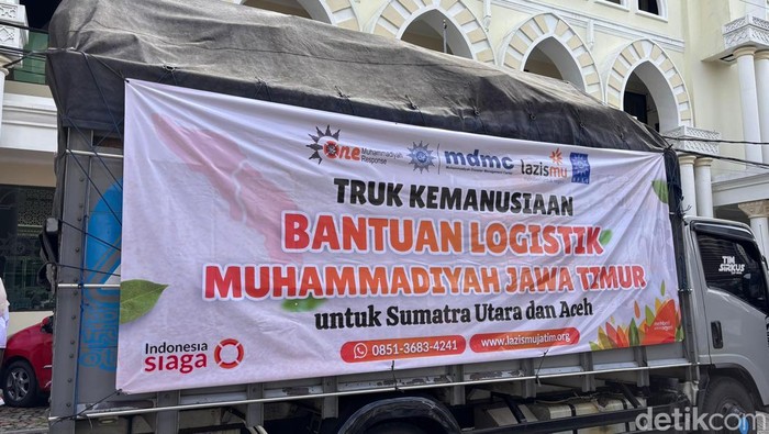 Bantuan Muhammadiyah Jatim untuk bencana banjir Aceh-Sumatera