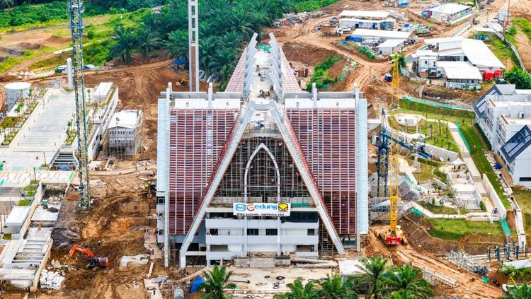 Wajah Gereja Basilika di IKN yang Sudah 97 Persen Rampung