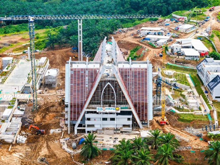Wajah Gereja Basilika di IKN yang Sudah 97 Persen Rampung
