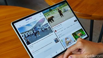 Dukungan fitur seperti split screen, AI handwriting enhancement, dan replay catatan membantu pengguna mencatat lebih rapi, terstruktur, dan efisien tanpa kehilangan estetika. Foto: Adi Fida Rahman/detikINET