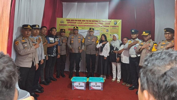 Kapolres Kampar Monitoring Arus Balik di Tol, Pastikan Lalin Lancar