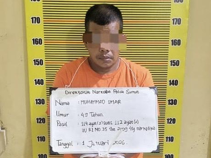 Polisi Gagalkan Penyelundupan 5 Kg Sabu Dalam Kendaraan Umum di Langkat