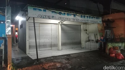 Lokasi penghuni kos yang ditemukan tewas di sebuah warung di Jalan Tegal Wangi nomor 74, Kelurahan Sesetan, Denpasar, Jumat (2/1/2026).