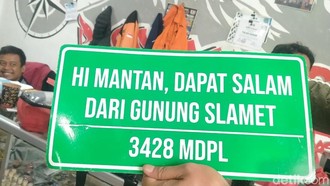 Pendaki Gunung Slamet yang Hilang Itu Bawa Pesan Khusus buat Sang Mantan
