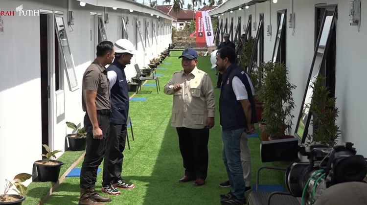 Penampakan Hunian Sementara buat Korban Bencana di Aceh Tamiang