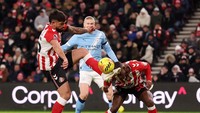 Sunderland Vs Man City Sama Kuat 0-0 di Paruh Babak