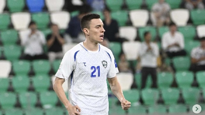 Striker Timnas Uzbekistan Igor Sergeev