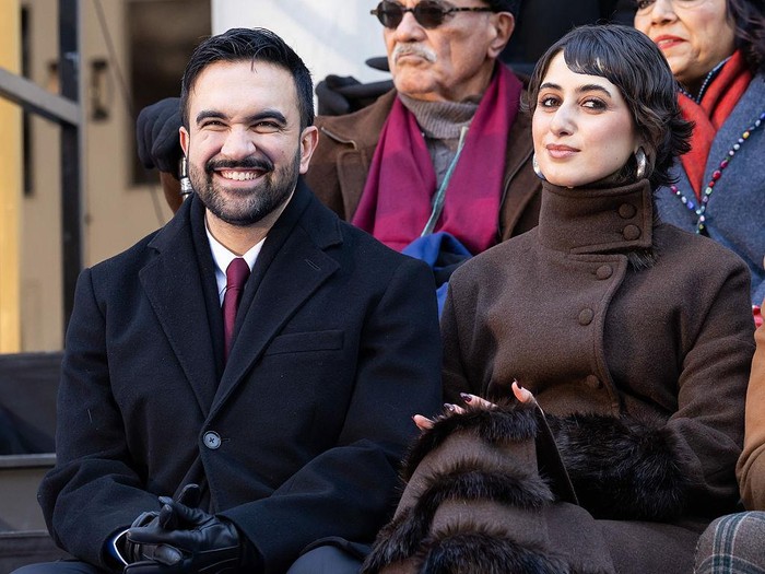 NEW YORK, UNITED STATES - JANUARY 1: Democrat Mayor Zohran Mamdani becomes the first Muslim mayor of New York City, with the inauguration ceremony at City Hall, Manhattan, New York City, United States on January 1, 2026. (Photo by Selcuk Acar/Anadolu via Getty Images)