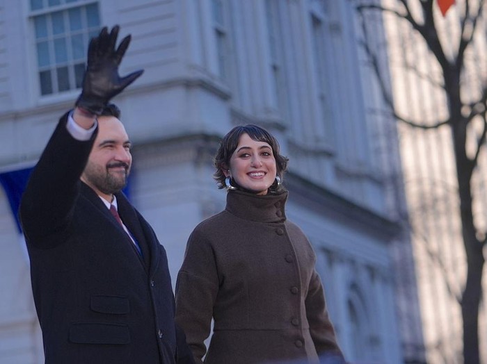 NEW YORK, UNITED STATES - JANUARY 1: Democrat Mayor Zohran Mamdani becomes the first Muslim mayor of New York City, with the inauguration ceremony at City Hall, Manhattan, New York City, United States on January 1, 2026. (Photo by Selcuk Acar/Anadolu via Getty Images)