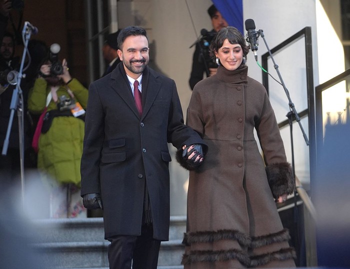 NEW YORK, UNITED STATES - JANUARY 1: Democrat Mayor Zohran Mamdani becomes the first Muslim mayor of New York City, with the inauguration ceremony at City Hall, Manhattan, New York City, United States on January 1, 2026. (Photo by Selcuk Acar/Anadolu via Getty Images)