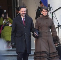 First Lady Muslim New York Tampil Memukau, Pakai Coat dari Desainer Palestina