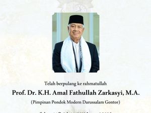 Pondok Gontor Umumkan Jenazah KH Amal Fathullah Zarkasyi Dimakamkan Besok