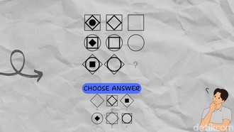Jangan Terkecoh Bentuknya, Tes Pola Ini Butuh Ketelitian! Bisa Jawab? Fix IQ Tinggi