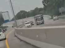 Geger Avanza Lawan Arah di Tol, Pakai Bahu Jalan Nyaris Hantam Mobil Lain!