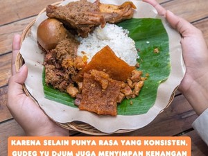 Anti Getok Harga! Ini 5 Harga Nasi Gudeg Populer di Jogja