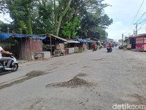 Jalan Terusan Deli Serdang Makin Rusak Pasca Banjir, Warga: Sering Kecelakaan