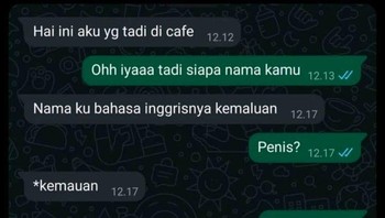 Salah ketik satu huruf, artinya langsung belok jauh. Obrolan santai berubah jadi momen salah paham kocak. Foto: X.com