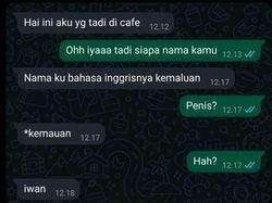 Isinya Tak Terduga! Chat Random Ini Sukses Bikin Ngakak Guling-guling