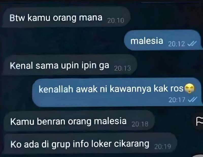 Kumpulan Chat Random Kocak