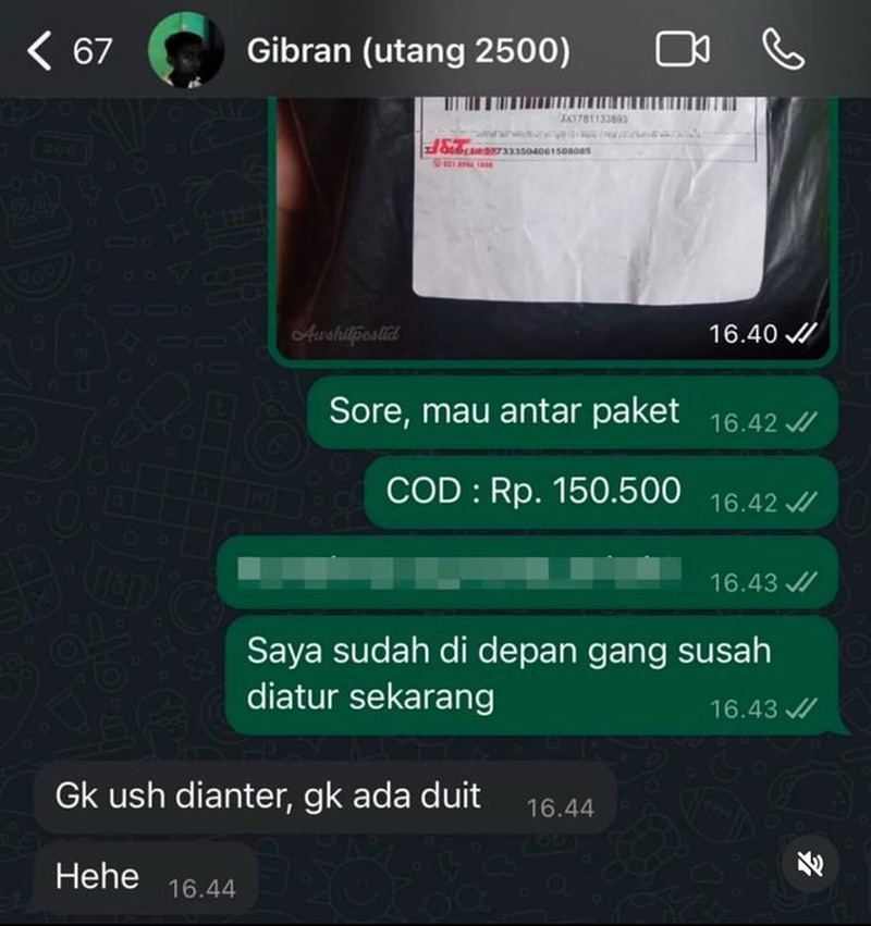 Kumpulan Chat Random Kocak