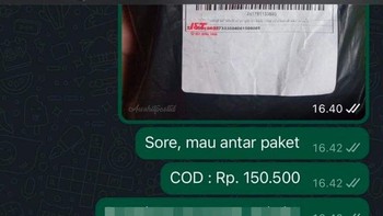 Kurir sudah di depan gang, tapi pembeli mendadak ngaku nggak ada duit. Ending-nya cuma bisa ‘hehe’. Foto: X.com
