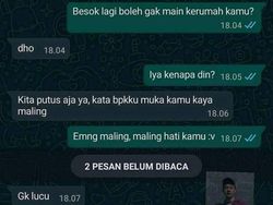 Isinya Tak Terduga! Chat Random Ini Sukses Bikin Ngakak Guling-guling