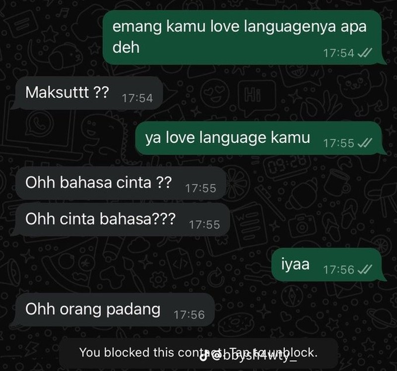 Kumpulan Chat Random Kocak
