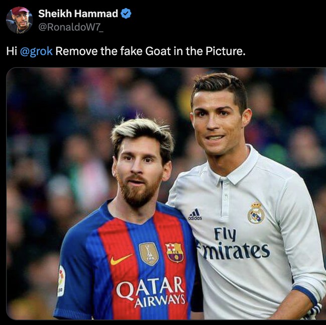 Ragam Jawaban Kocak Grok Ditanya Warganet soal Sepakbola