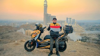 Cerita Om Daeng Umroh Naik Yamaha Xmax: 7 Bulan Rampung, Lewati 12 Negara