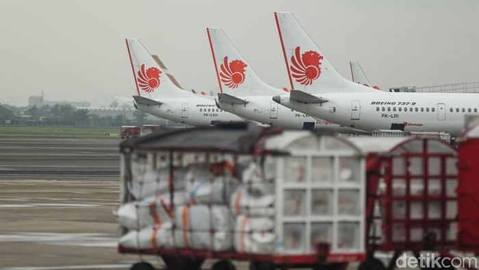 Sejumlah penumpang beraktivitas usai turun dari pesawat Lion Air di Bandara Soekarno Hatta, Tangerang, Sabtu (3/1/2026). Wakil Direktur Utama PT Angkasa Pura Indonesia menyebutdata periode 15 Desember 2025 hingga 1 Januari 2026, jumlah penumpang turu
