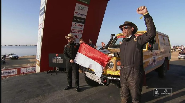 Shammie Zacky Bawa Semangat Merah Putih di Rally Dakar 2026