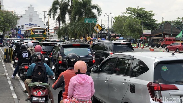 Malioboro Padat di Ujung Libur Tahun Baru