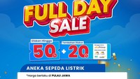 Promo 50%+20% untuk Sepeda Listrik, Spesial di Transmart Full Day Sale