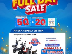 Promo 50%+20% untuk Sepeda Listrik, Spesial di Transmart Full Day Sale