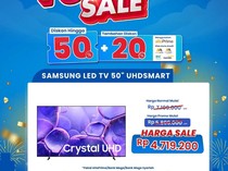 LED TV 50 Inch UHD Smart Rp 4,7 Juta di Transmart Full Day Sale
