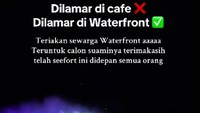 Bikin Baper! Aksi Lamar Kekasih di Waterfront Danau Toba Ini Viral