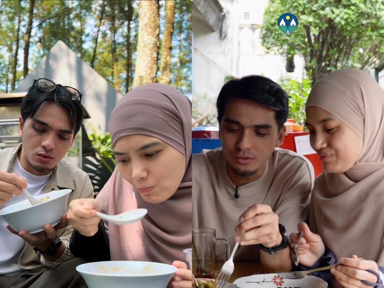 12 Tahun Menikah, Ricky Harun dan Herfiza Kompak Kulineran Serasa Food Vlogger