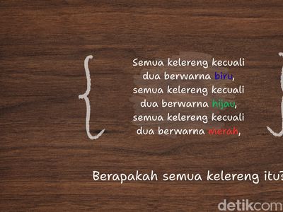 Tes IQ dengan Soal Cerita, Bisa Jawab Tanpa Bikin Coret-coret di Kertas?