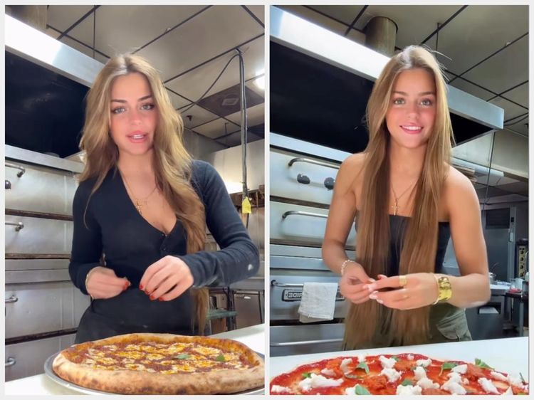 Mirip Sydney Sweeney! Wanita Cantik Pembuat Pizza Ini Banjir Followers